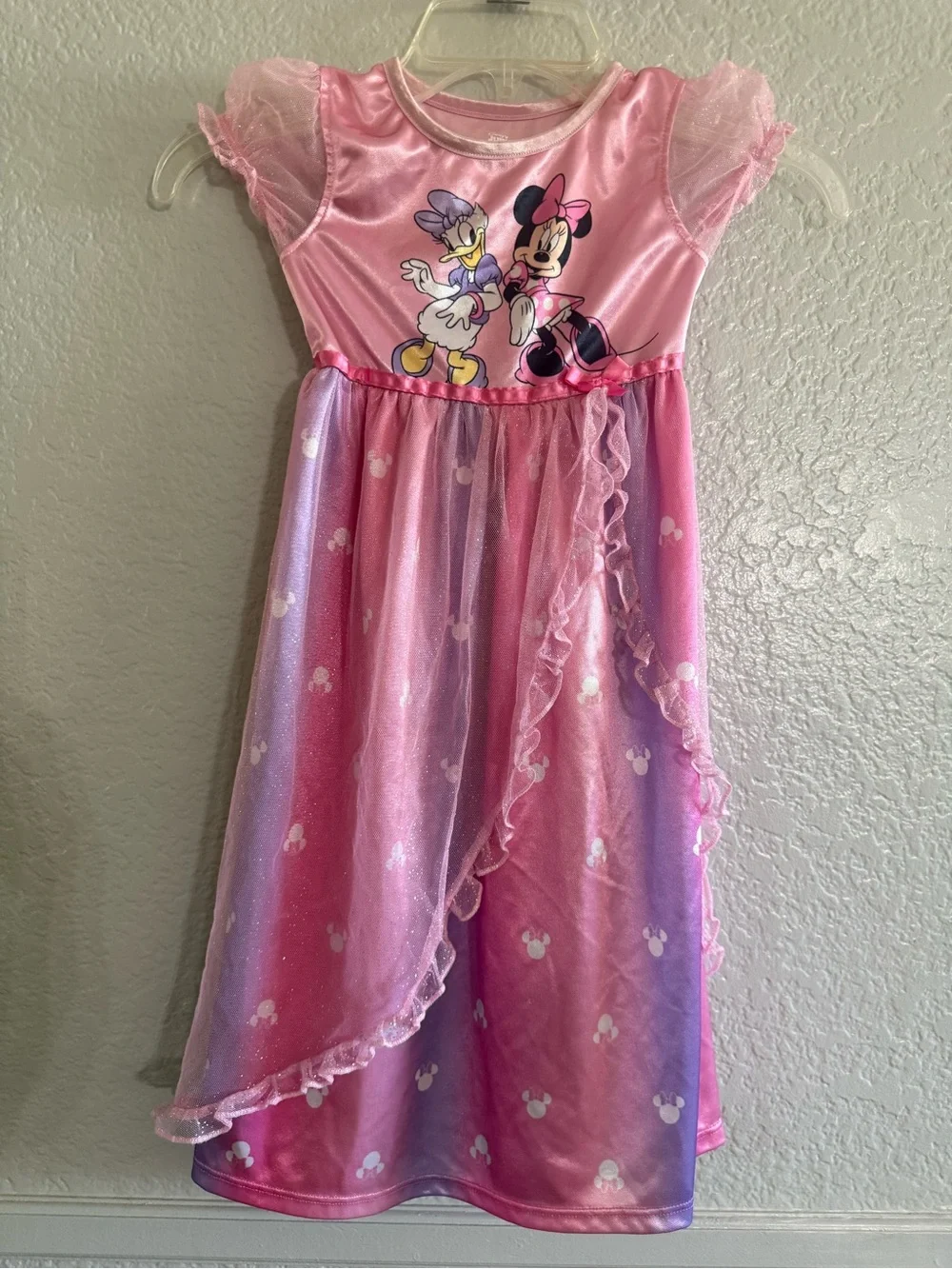 Disney Pink & Purple Minnie & Daisy Girls' Costume Dress